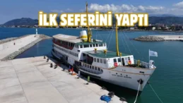 Ordu’da Şehit Necati Gürkaya Gemisi ilk seferini yaptı