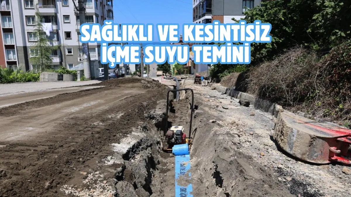 Ordu Büyükşehir Belediyesi, kent genelinde ekonomik ömrünü tamamlayan içme suyu
