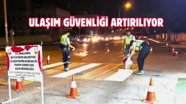 Şanlıurfa’da trafik güvenliği için yoğun mesai sürüyor