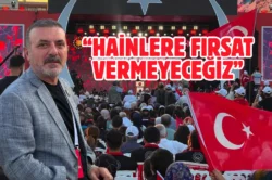 Sincanlılar 15 Temmuz’u meydanlarda andı