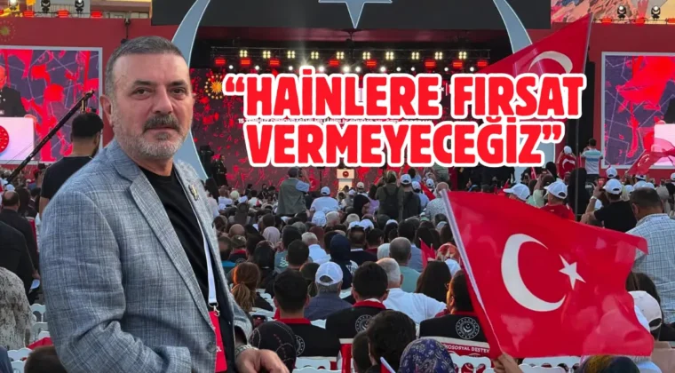 Sincanlılar 15 Temmuz’u meydanlarda andı