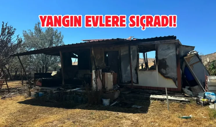 Ankara’da hobi bahçesi yangını: 12 bahçe hasar gördü