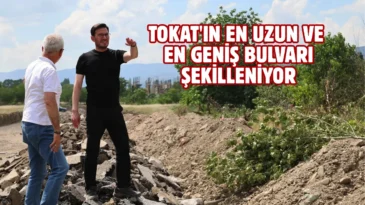 Tokat’ta Barbaros Caddesi genişletiliyor