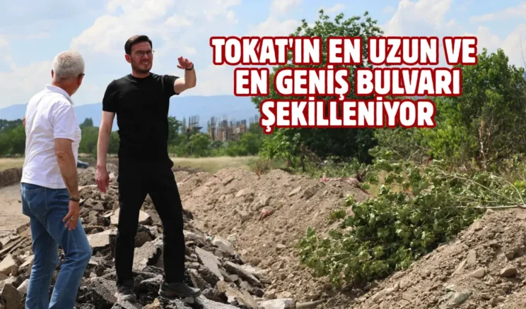 Tokat’ta Barbaros Caddesi genişletiliyor