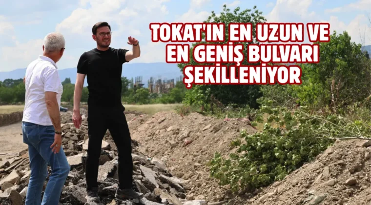 Tokat’ta Barbaros Caddesi genişletiliyor