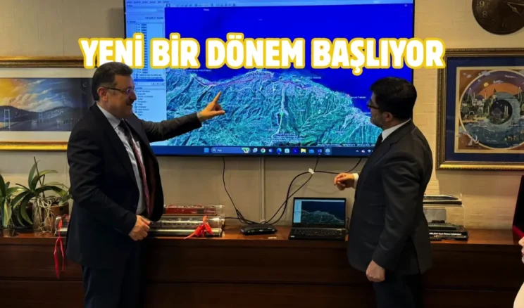 Trabzon’da raylı sistemin yapım süreci başladı