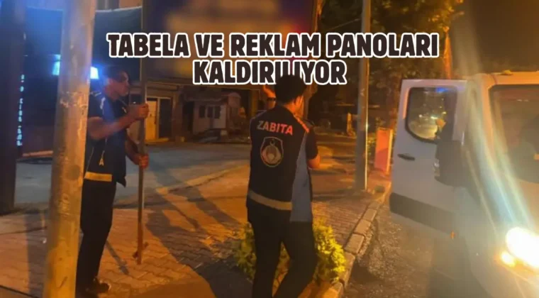 Adıyaman’da kent estetiğini bozan reklam yapıları kaldırılıyor