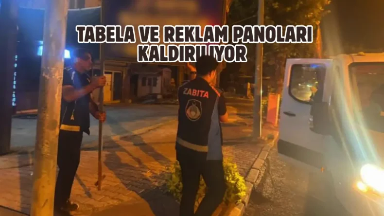 Adıyaman’da kent estetiğini bozan reklam yapıları kaldırılıyor