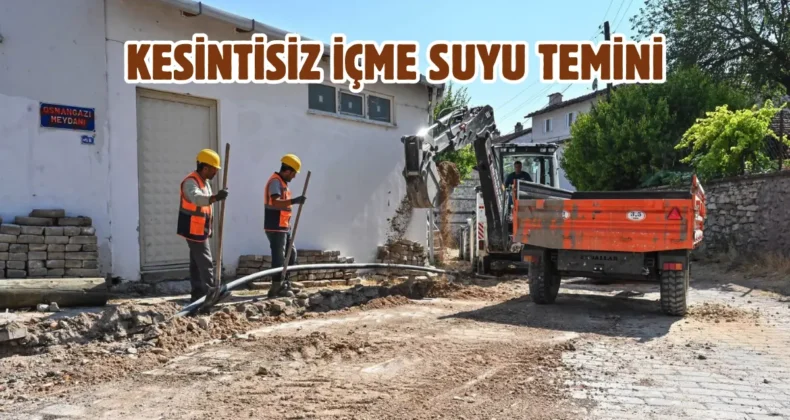 Bursa’da kırsal mahallelerin altyapısı güçleniyor