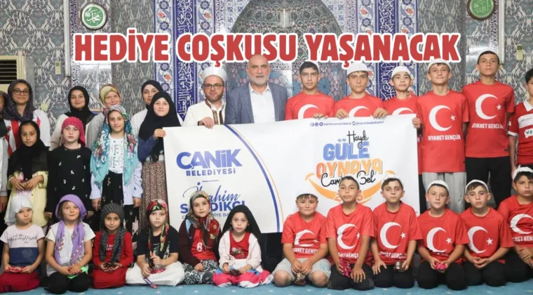 Canik’te 2 Bin 500 çocuk hediyelerle buluşuyor