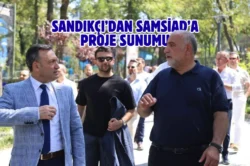 Canik’te Başkan Sandıkçı SAMSİAD üyelerini ağırladı