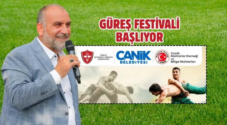 Canik’te pehlivanlar geleneksel festivalde ter dökecek