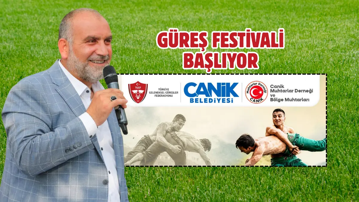 Geleneksel hale gelen Canik Karakucak Güreş Festivali, bu yıl da