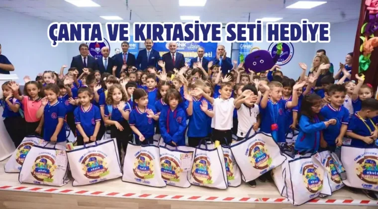 Canik’te Başkan Sandıkçı’dan 1. sınıf öğrencilerine destek