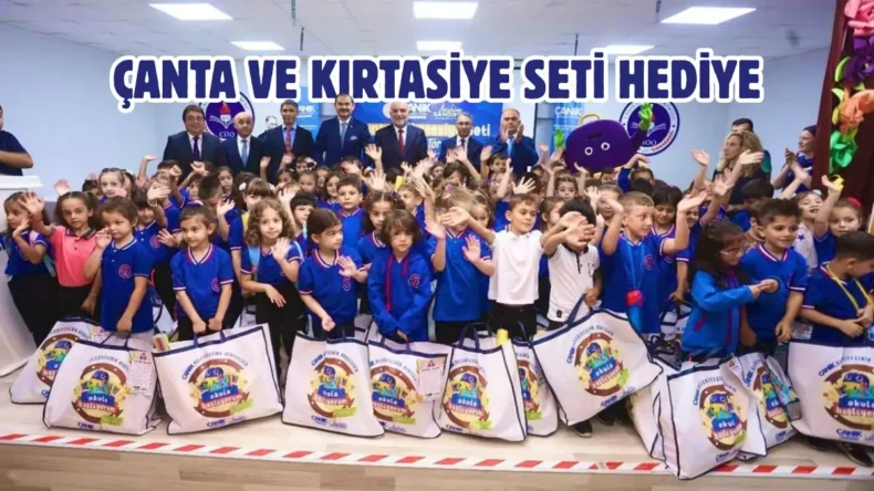 Canik’te Başkan Sandıkçı’dan 1. sınıf öğrencilerine destek