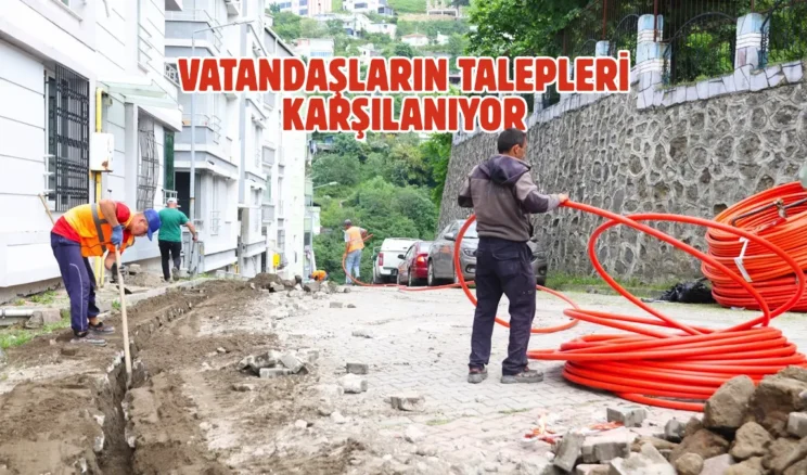 Canik’te 20 bin hane fiber internete kavuşuyor