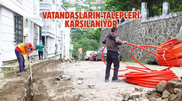 Canik’te 20 bin hane fiber internete kavuşuyor
