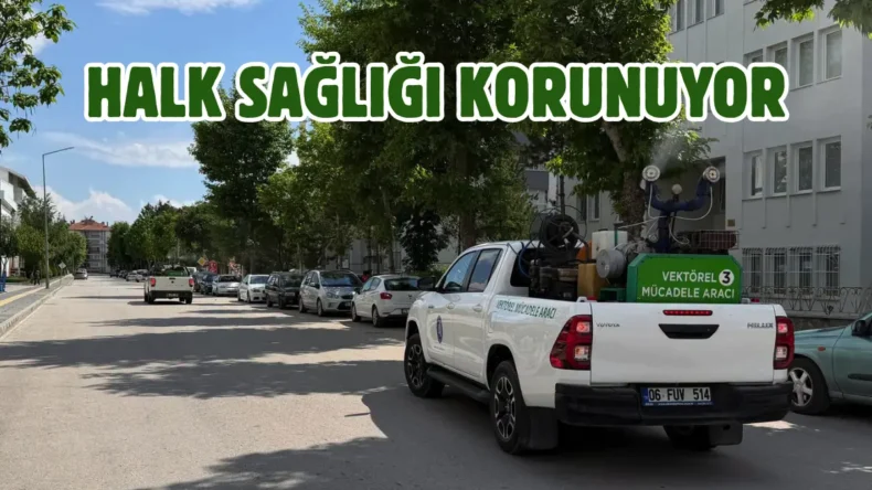 Çorum’da vektörel mücadele sürüyor