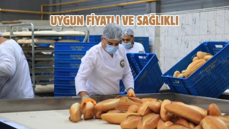 Elazığ Halk Ekmek Fabrikası günde 20 bin ekmek üretiyor
