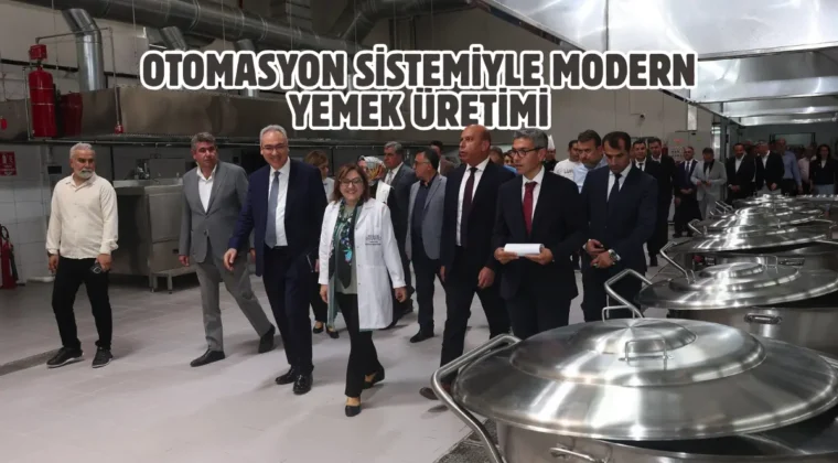 Gaziantep’te otomasyonla hijyenik yemek dönemi başladı