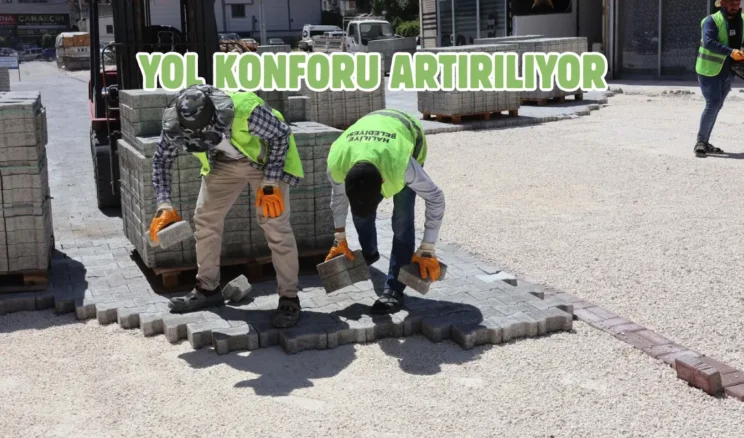 Haliliye’de üstyapı çalışmaları aralıksız sürüyor