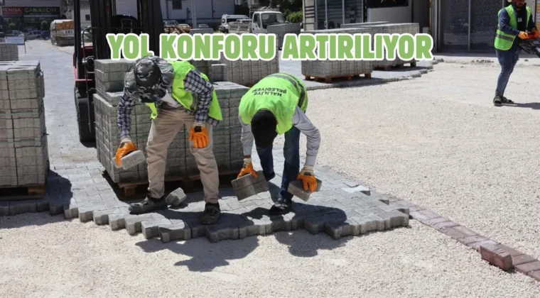 Haliliye’de üstyapı çalışmaları aralıksız sürüyor