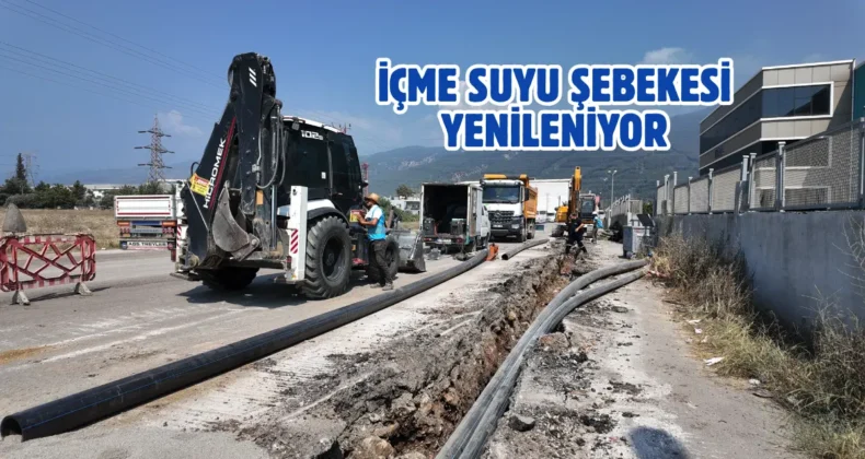 Hatay’da 178 km’lik içme suyu hattında sona gelindi