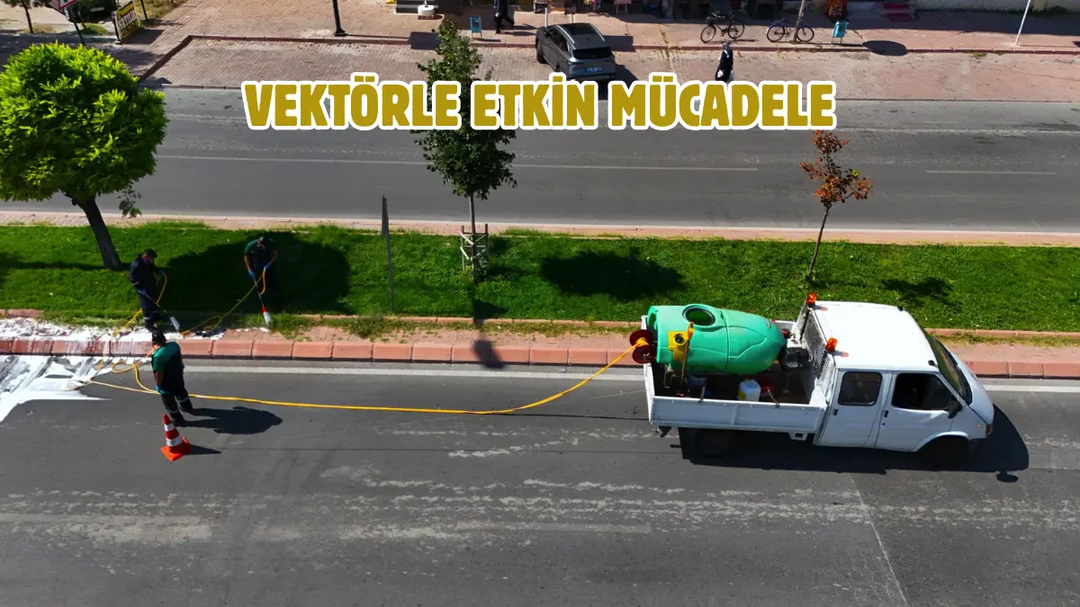 Kayseri Büyükşehir Belediyesi, kent genelindeki tüm yeşil alanlarda  sivrisinek, karasinek,