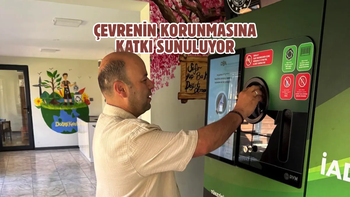 Türkiye’nin sıfır atık uygulamalarında öncü ilçelerinden Kızılcahamam’da, Depozito İade Sistemi’ne