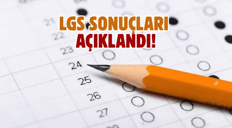 LGS yerleştirme sonuçları açıklandı