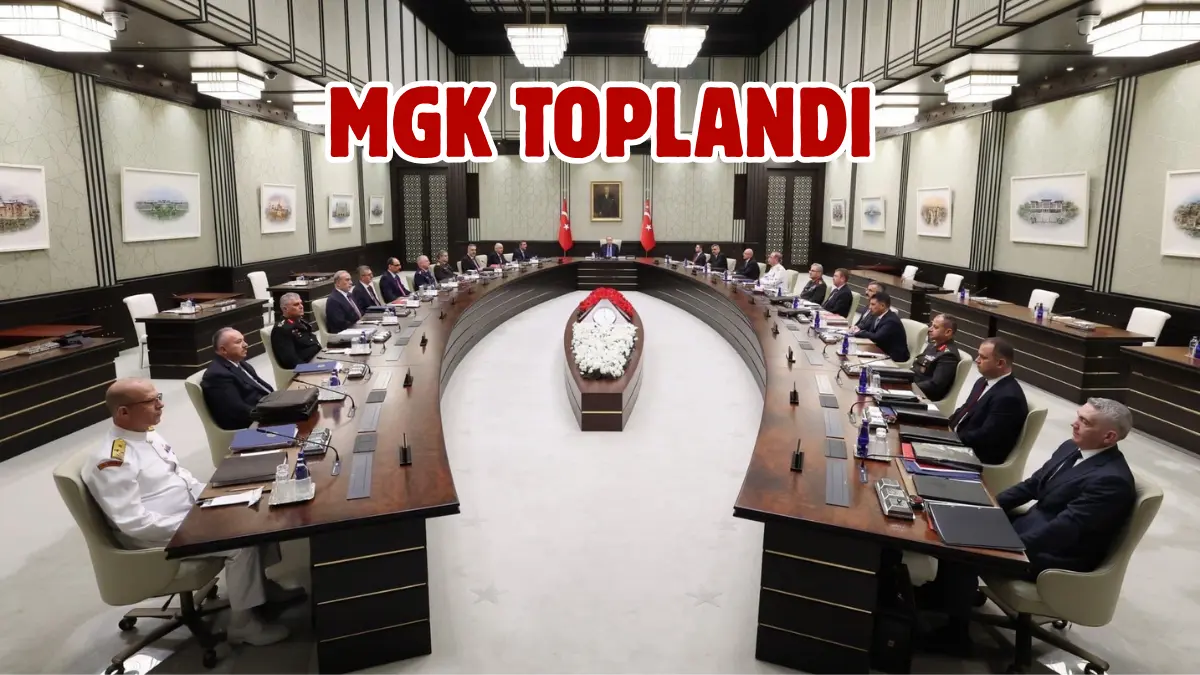 Milli Güvenlik Kurulu (MGK), Cumhurbaşkanı Recep Tayyip Erdoğan’ın başkanlığında Cumhurbaşkanlığı