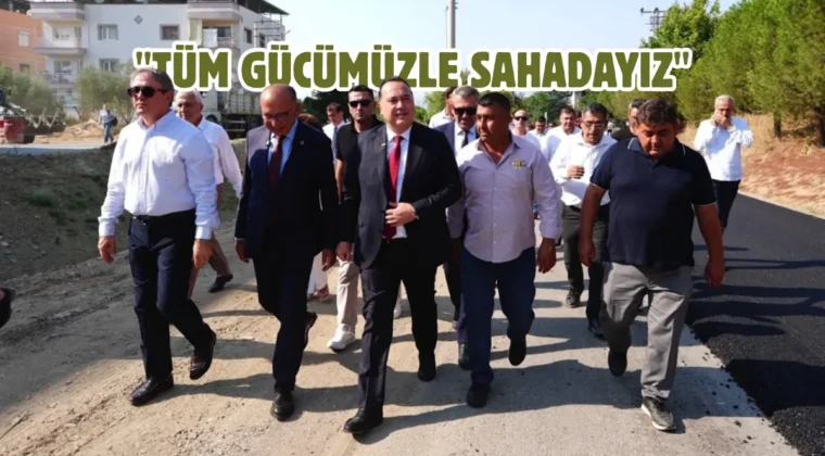 Manisa kırsalında asfalt çalışmaları başladı