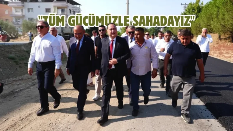 Manisa kırsalında asfalt çalışmaları başladı