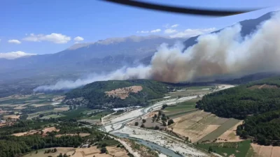 Muğla Seydikemer Korubükü köyü yakınlarında saat 10:40 sıralarında ziraat alanda