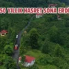 Ordu kırsalında sıcak asfalt mesaisi sürüyor