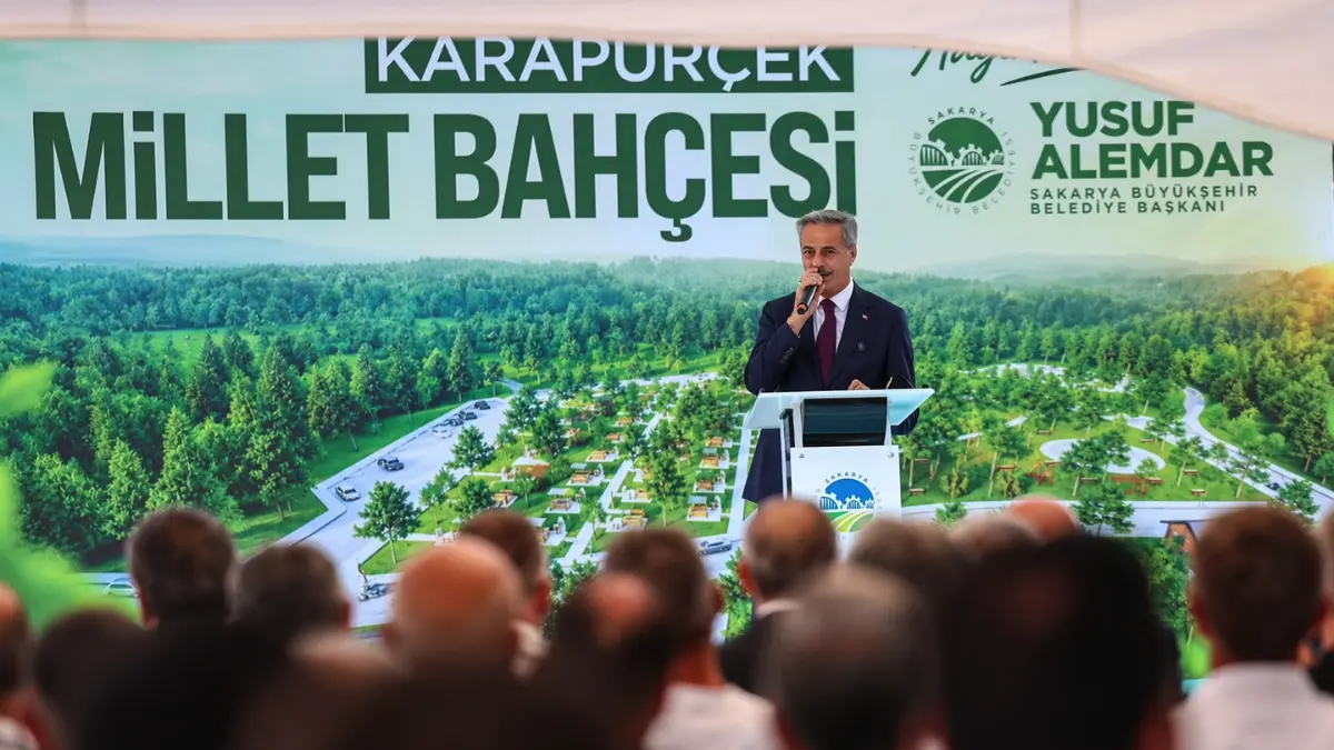 Sakarya’nın Karapürçek ilçesinde sosyal yaşamına değer katacak 70 dönümlük Millet
