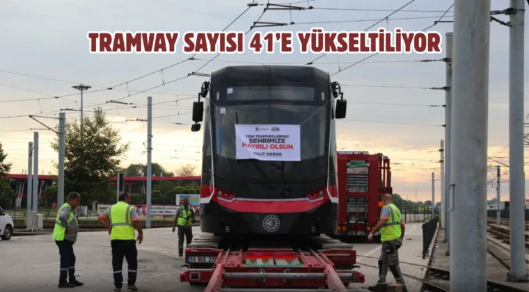Samsun’a 12 yeni tramvay geliyor