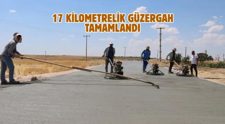 Şanlıurfa’da üç ilçeyi birbirine bağlayan yol hizmete girdi