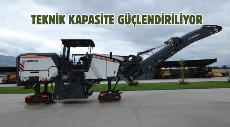 Tokat’ta yeni asfalt kazıma makinesi hizmete girdi