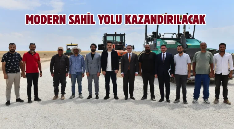 Vali Ozan Balcı sahil yolunu inceledi