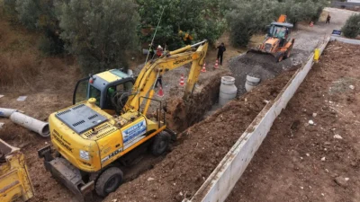 Bursa Büyükşehir Belediyesi, Mudanya’nın Bademli ve Çağrışan mahallelerinde altyapıyı güçlendirmek