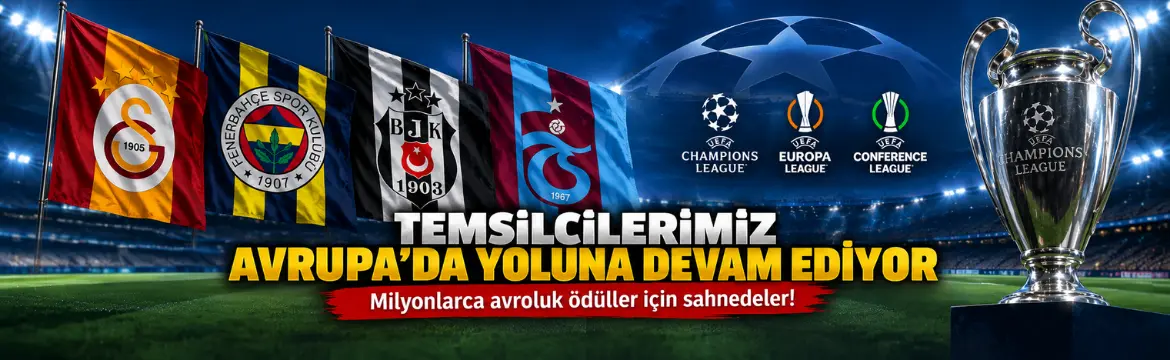 Galatasaray, Fenerbahçe, Beşiktaş ve Trabzonspor,