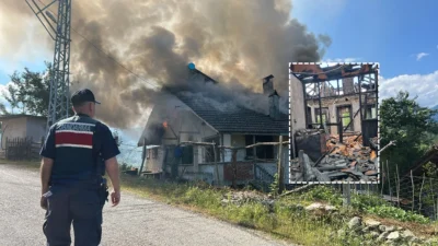Bartın’ın Ulus ilçesi’nde Güllü Kara’nın (70) evi yaklaşık 5 ay