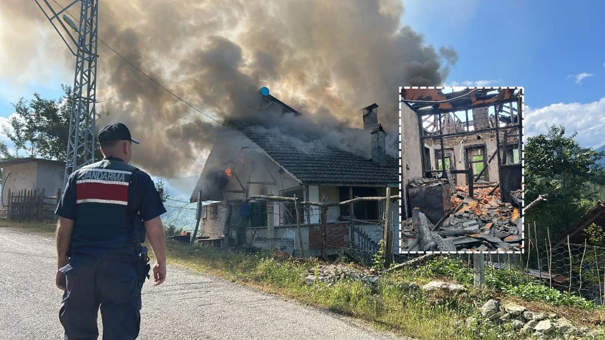 Bartın’ın Ulus ilçesi’nde Güllü Kara’nın (70) evi yaklaşık 5 ay