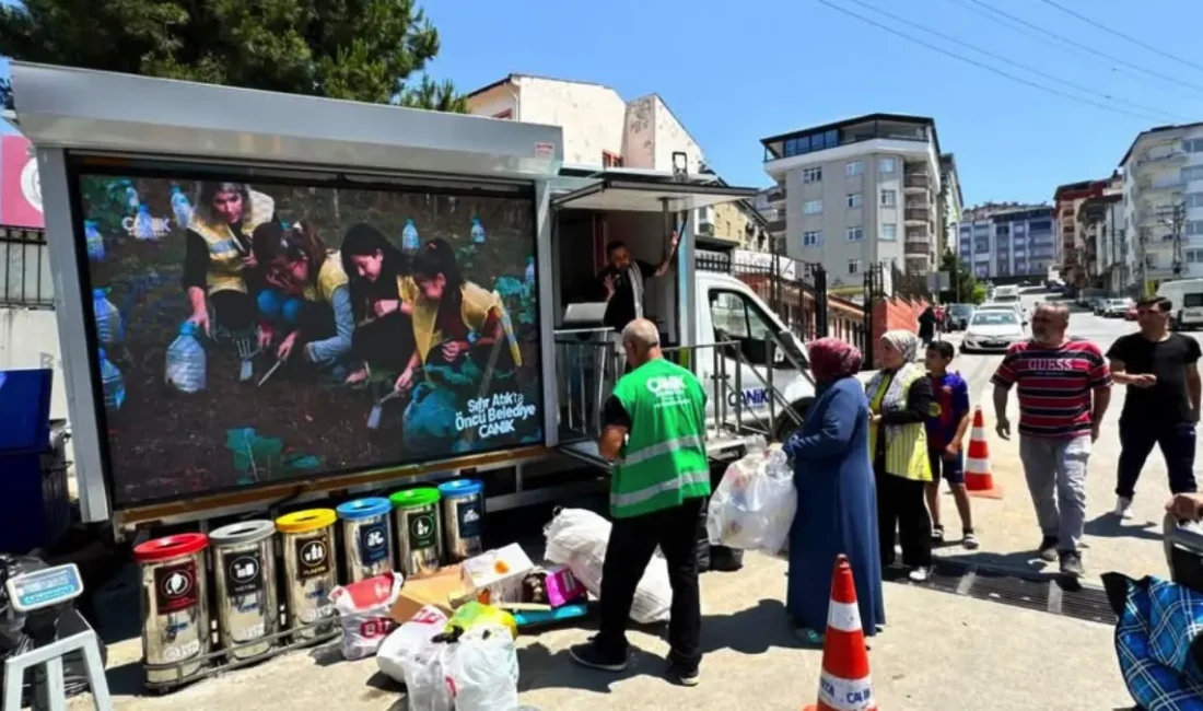 Canik Belediyesi, mobil sıfır atık aracı ve sıfır atık marketine