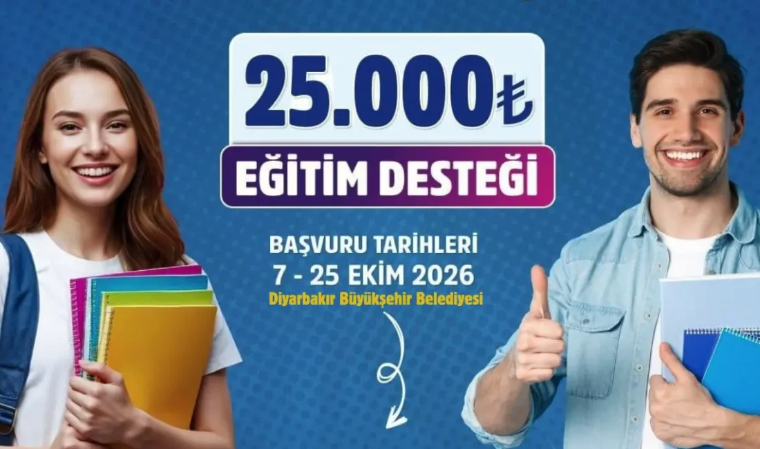 Diyarbakır Büyükşehir Belediyesi, üniversiteye ilk kez yerleşen öğrencilere 2026–2027 eğitim