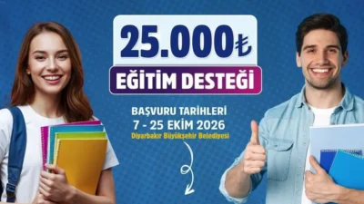 Diyarbakır Büyükşehir Belediyesi, üniversiteye ilk kez yerleşen öğrencilere 2026–2027 eğitim