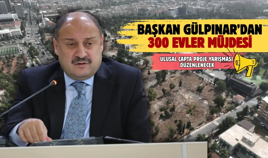 Şanlıurfa Büyükşehir Belediye Başkanı Mehmet Kasım Gülpınar, Haliliye ilçesindeki 300