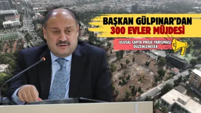 Şanlıurfa Büyükşehir Belediye Başkanı Mehmet Kasım Gülpınar, Haliliye ilçesindeki 300