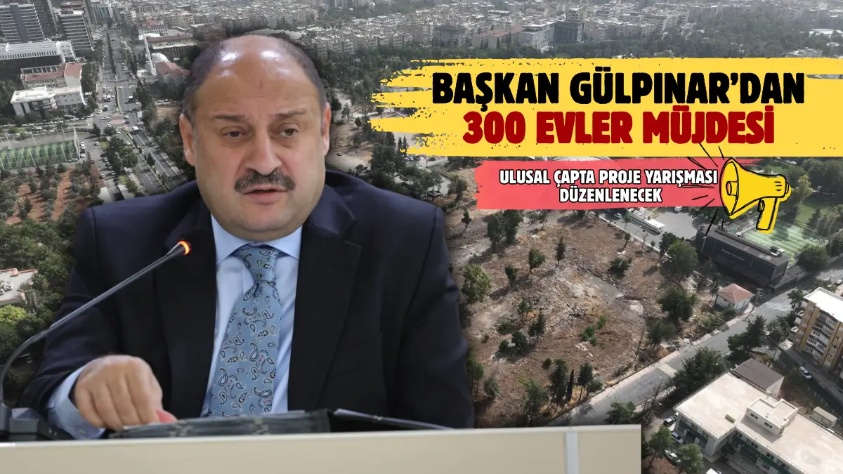 Şanlıurfa Büyükşehir Belediye Başkanı Mehmet Kasım Gülpınar, Haliliye ilçesindeki 300